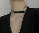 New Elegant Belt Chain Chokker Necklace