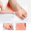 Soft Silicone Moisturizing Gel Socks For Foot Care Protector Relieve Dry Cracked Peeling Heels