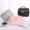 Set of 3Pcs PU Leather Makeup Travel Bag