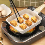 Square Shape Non Stick Fry Pan With Wooden Handle