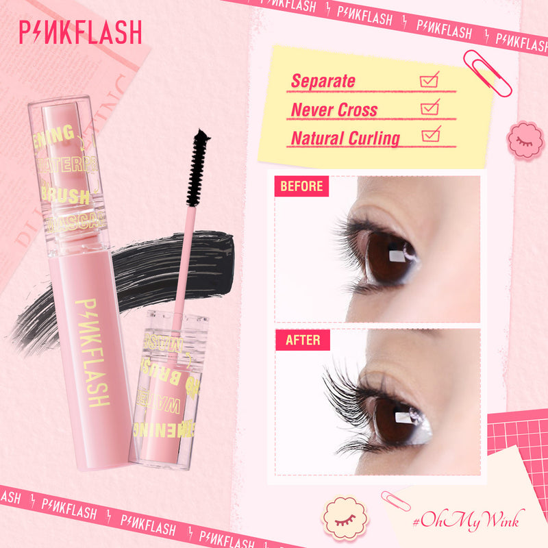 Pink Flash Super Micro Brush Rich Ultra Thin Fiber Mascara