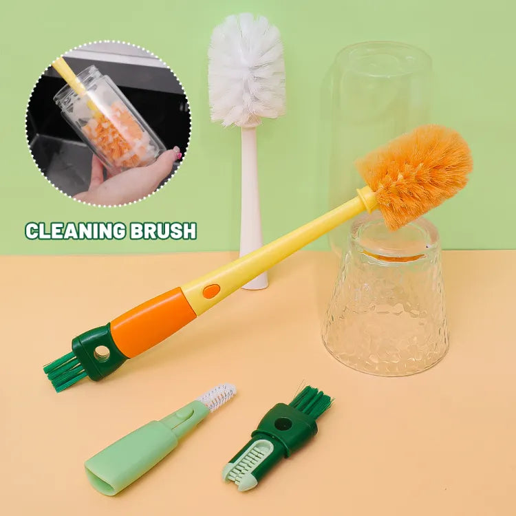 5in1 Multifunctional Long Handle Bottle Cleaning Brush