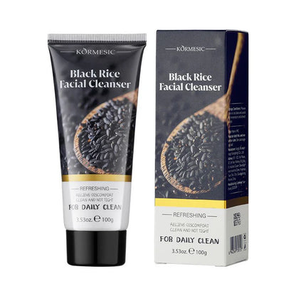 KORMESIC Refreshing Relieve Discomfort Black Rice Facial Cleanser 100g