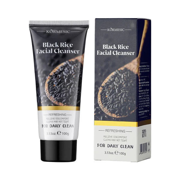 KORMESIC Refreshing Relieve Discomfort Black Rice Facial Cleanser 100g