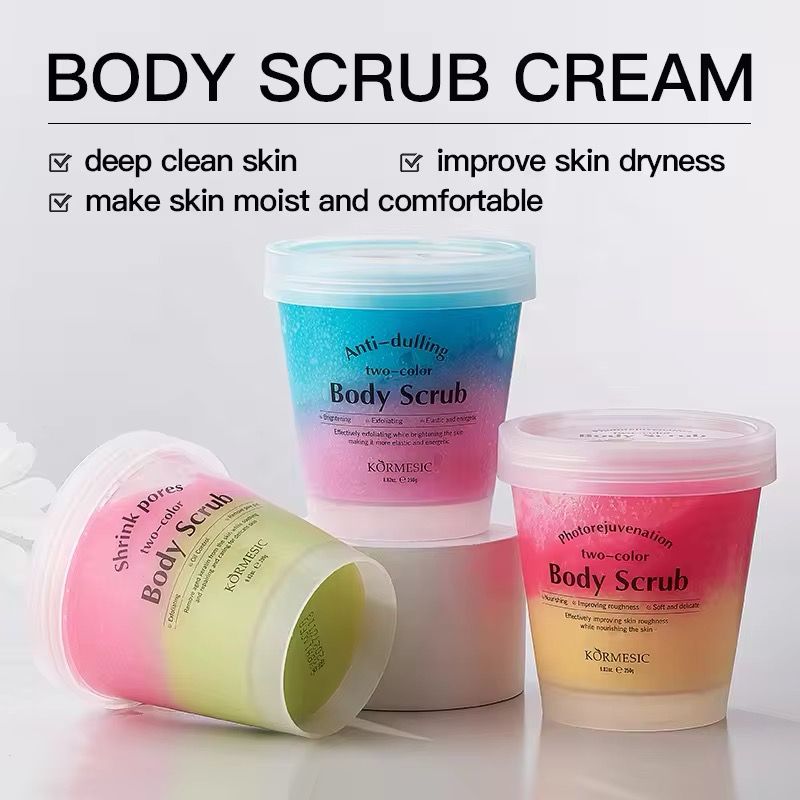 KORMESIC Anti-Dulling Two-Color Brightening Exfoliating Body Scrub 250g