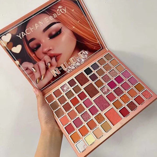 Yachan Beauty 60 Colors Nude Eyeshadow Palette