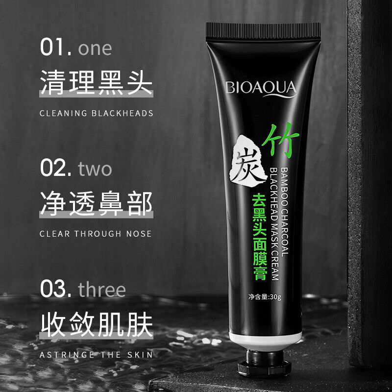 Bioaqua Bamboo Charcoal Blackhead Mask Cream