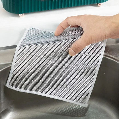 Multipurpose Scrub Shine The Ultimate Wire Dishwasher Non-Scratch Cleaning Cloth Rust Removal Cloth