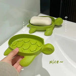 Cute Turtle Draining Soap Holder Sponge Holder