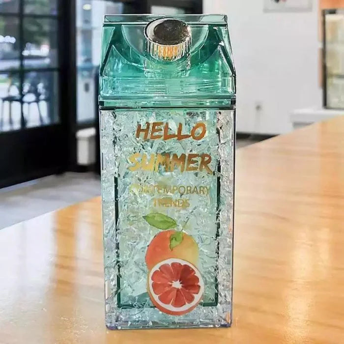 Hello Summer Fruits Milk Water Bottle