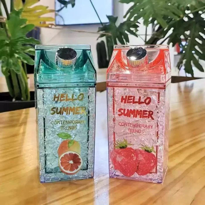 Hello Summer Fruits Milk Water Bottle