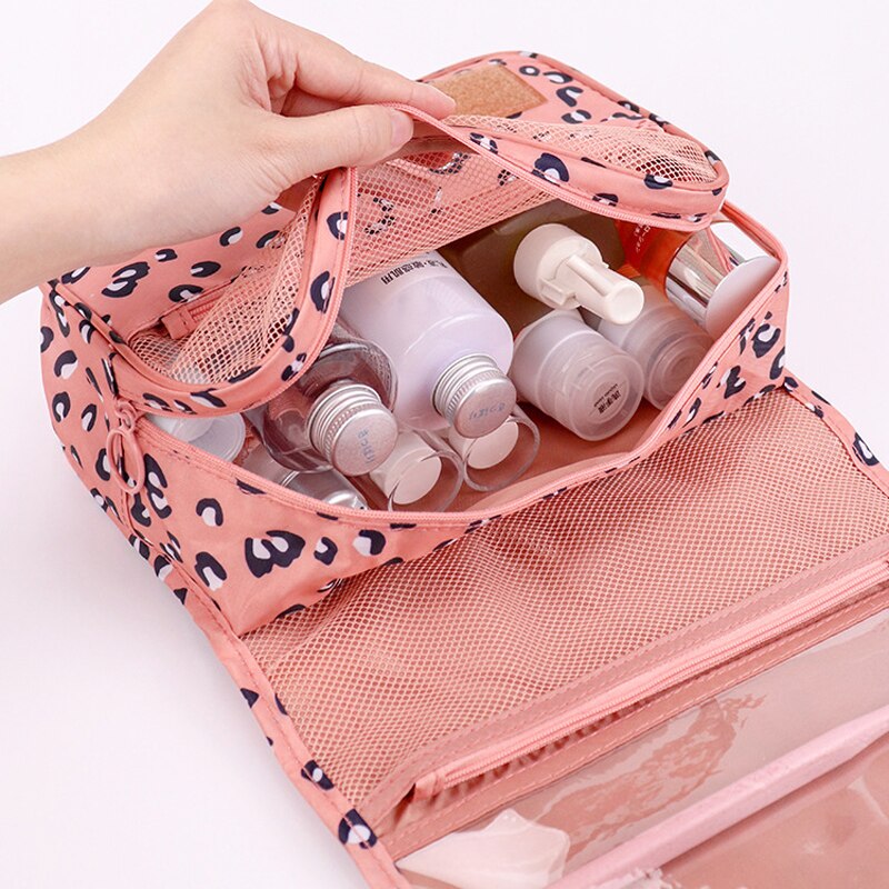 Hanging Bag With Hook For Multiple Use Travel Makeup Cosmetic Bag Waterproof Makeup Organizer