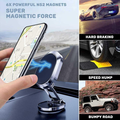 360° Rotation Magnetic Mobile Phone Holder For Car