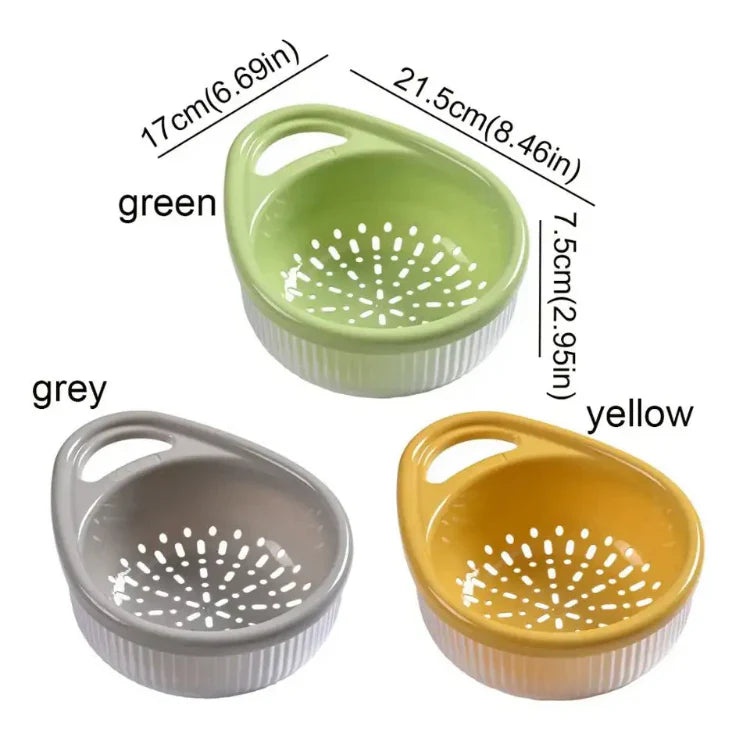 Double Layer Drain Basket With Bowl Strainer