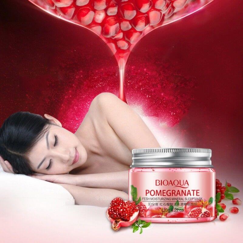 Bioaqua Pomegranate Fresh Moisturizing Mineral Sleep Mask