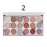 MISS ROSE 18 Shades Palette Gold Dust and Matte Eyeshadows 21g