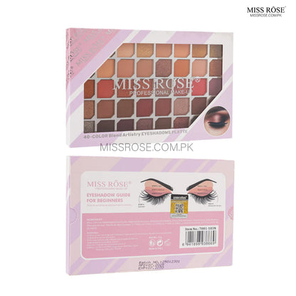 Miss Rose 40 Color Blend Artistry Eyeshadow Palette