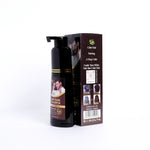 CHIRS'S Professional Hair Color Shampoo 3 In 1 For Hair Beard And Moustache 200ml - Dark Brown