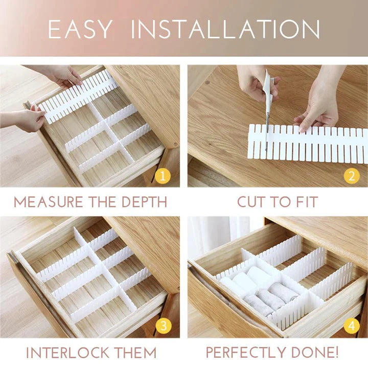 ADJUSTABLE DRAWER ORGANIZER