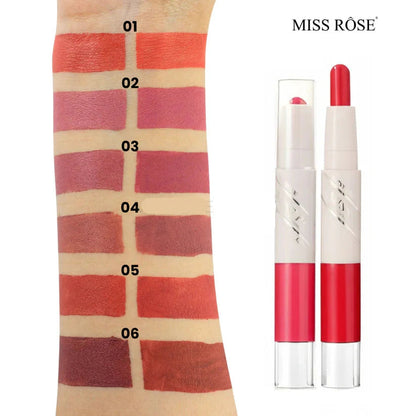 Miss Rose Two-Way Lipstick & Gloss
