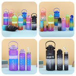 Sports Colorful Premium Quality Water Bottle 3pcs Set