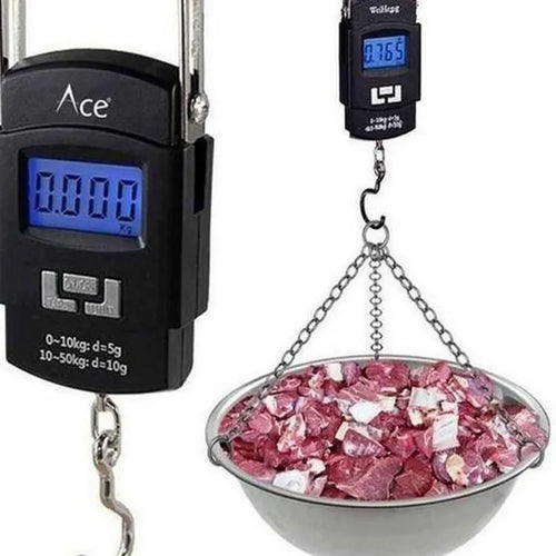 Portable Digital LED Screen Luggage Weighing Scale Digital Weighing Machine With Hook Heavy Duty