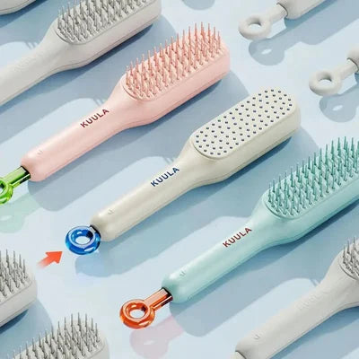 Self-Cleaning Anti-Static Massage Comb