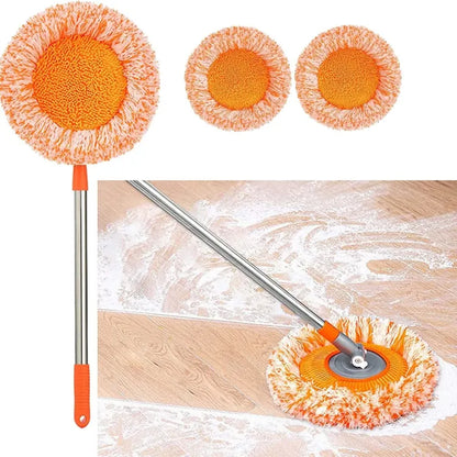 360° Rotatable Adjustable Extendable Cleaning Mop For Bathroom Floor Wall Bedroom