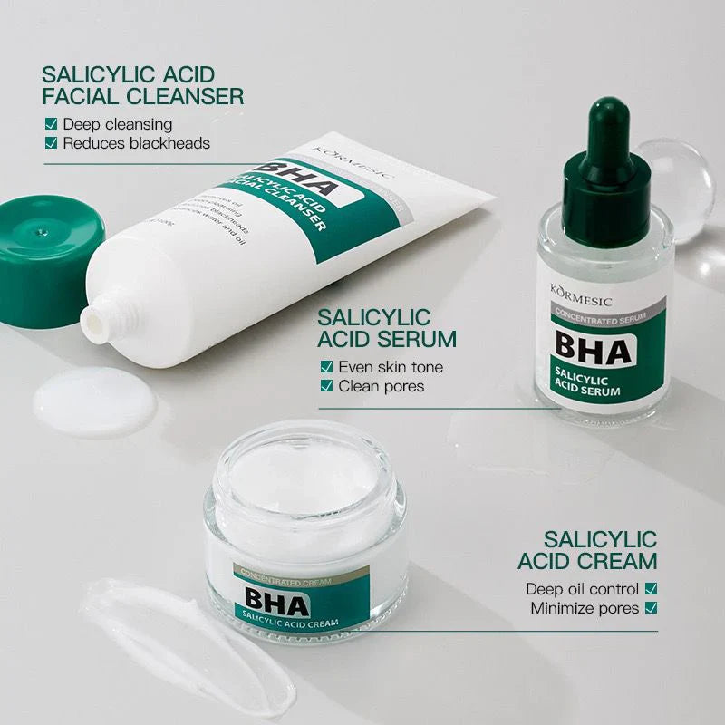 KORMESIC Remove Oil And Reduces Blackheads Salicylic Acid Facial Cleanser 100g