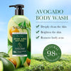 SADOER Avocado Body Wash Whitening Deep Cleansing Shower Gel