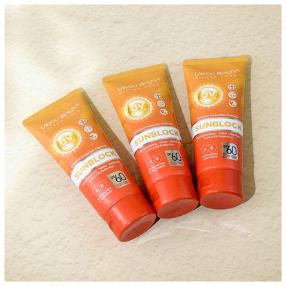 Lakyou Beauty UV Protection Extreme Protection Formula Sunblock SPF60 Very High