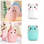 Portable USB Charging Cute Cat Cool Mist Humidifier Air Freshener