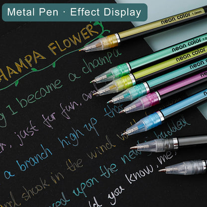 Neon Color 1.0mm Pen Set of 12Pcs