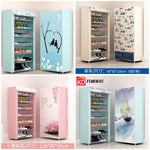 7 Layer Printed Shoe Rack Wardrobe