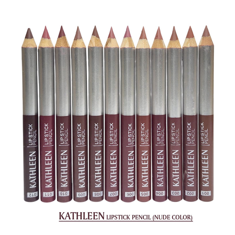 KATHLEEN Lip Color Pencil Combo – 12 Pcs