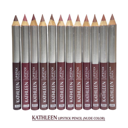 KATHLEEN Lip Color Pencil Combo – 12 Pcs