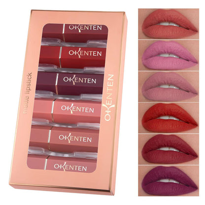Okenten 6-Color High Quality Lip Kit