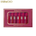 KEVIN & COCO Matte Liquid Lipstick Set of 6Pcs