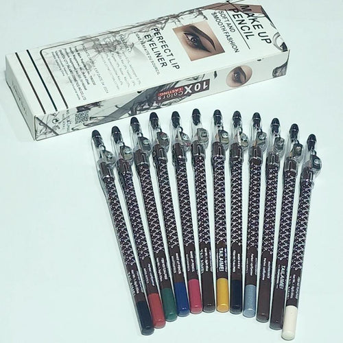 TLM Cosmetic Perfect Eyeliner Pencils Pack Of 12