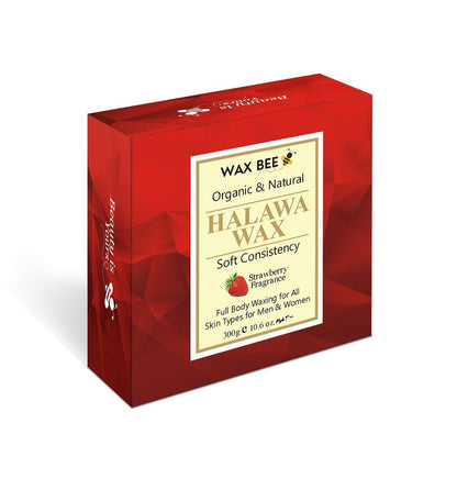 Wax Bee Strawberry Fragrance Organic And Natural Full Body Halawa Wax