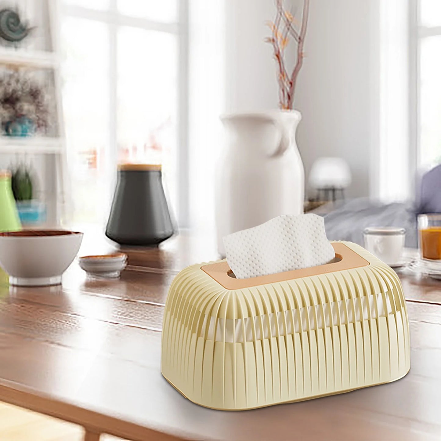 New Modern Simple Plastic Tissue Box