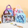 3D Thermal Lunch Bag Cartoon Large Capacity Lunch Bag with Foil Insulation Waterproof