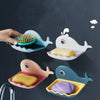 Little Whale Shapes Soap Dish Wall Mounted