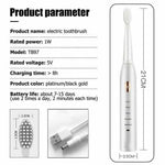 USB Rechargeable Sonic Electric Toothbrush