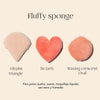 Sweetbeauty Fluffy Sponge Powder Puff Face Soft Pack Of 3Pcs