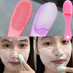 Soft Silicone Bristles Nose Pore Massager Nose Scrubbing Facial Cleaning Brush