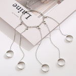 5 Chain Ring Bracelet Set