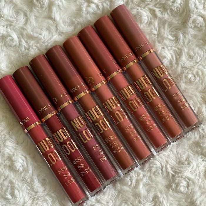 Qoiden Rose Matte 12Pcs Lipgloss Set