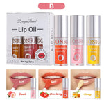 Dragon Ranee Moisturizing Fruits Lip Oil 3Pcs in Box