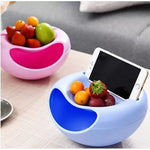 Nut Bowl with Mobile Holder For Seeds Nut Dry Fruits Storage Box